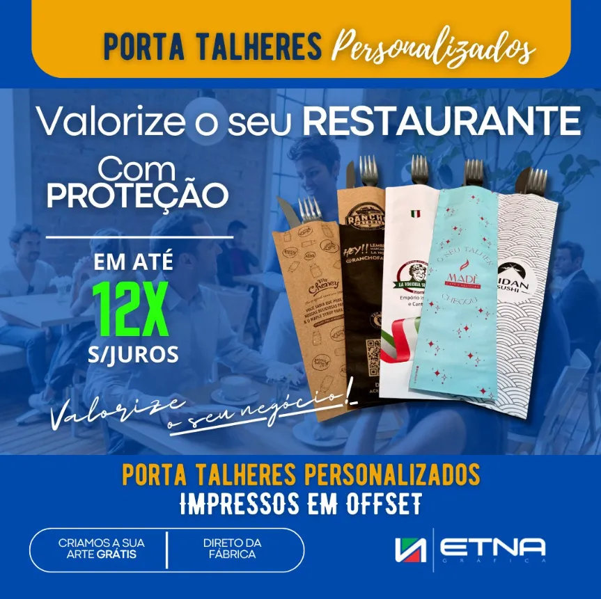 porta talheres personalizados